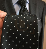 Masonic 100% silk Rose Croix polkadot Tie with Logo Unique Regalia