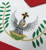 Masonic Rose Croix 18th Degree Apron, Gauntlets and Collar Set - kitchcutlery
 - 3