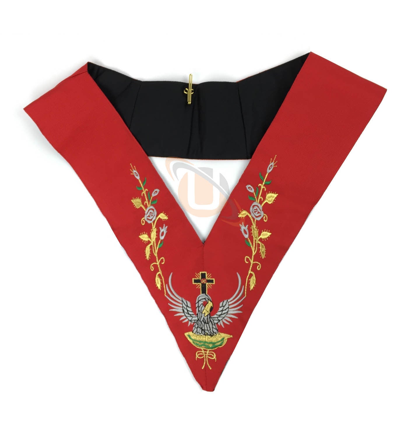 Masonic Rose Croix 18th Degree Apron, Gauntlets and Collar Set - kitchcutlery
 - 4