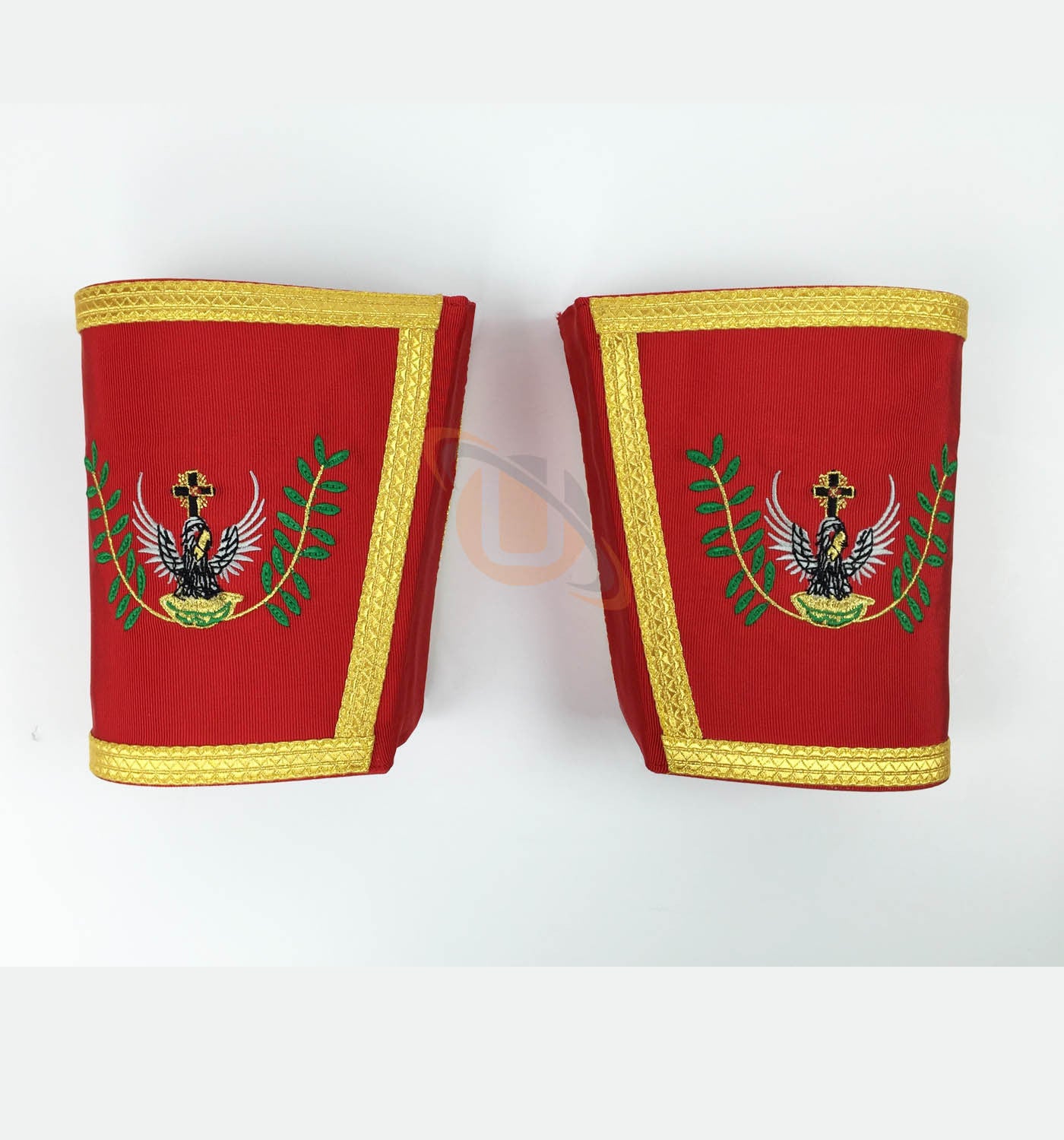 Masonic Rose Croix 18th Degree Apron, Gauntlets and Collar Set - kitchcutlery
 - 6