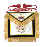 Masonic SCOTTISH RITE 32nd Degree Apron Hand Embroidery Master of Royal Secret - kitchcutlery
 - 1