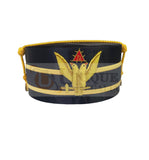 Masonic A.A.S.R. 32nd Degree Double Headed Eagle Scottish Rite Cap-Crown Hand Embroidery MD024
