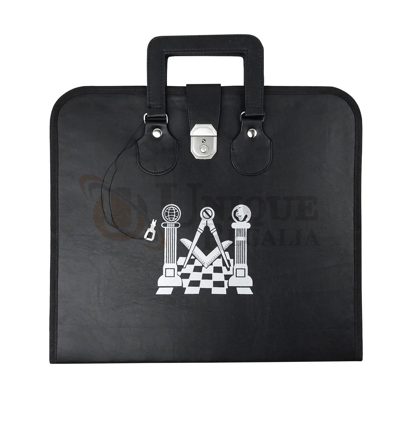 Masonic Apron Case with Printed Pavement Pillars Logo
