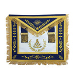 Masonic Blue Lodge Past Master Gold Machine Embroidery Freemasons Apron - kitchcutlery
 - 1