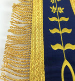 Masonic Blue Lodge Past Master Gold Machine Embroidery Freemasons Apron - kitchcutlery
 - 5