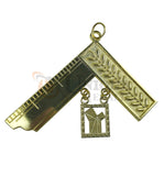 Masonic Craft Lodge Officer Past Master Collar Jewel gold