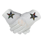 Masonic OES Order of the Eastern Star 100% Cotton Glove