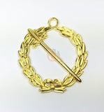 Masonic Grand Tyler Jewel with wreath
