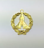 Masonic Grand Senior Warden Jewel with wreath