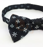 Masonic Knight Malta 100% Silk Woven Bow Tie with (8 pointed) Malta Cross Unique_Regalia