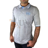 Masonic Golf Polo Shirt with Square compass & G Embroidery Logo Black/Grey/Blue