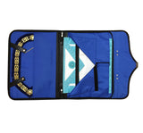 New Masonic MM/WM Apron + Chain Collar Case with Printed Square Compass & G - kitchcutlery
 - 4