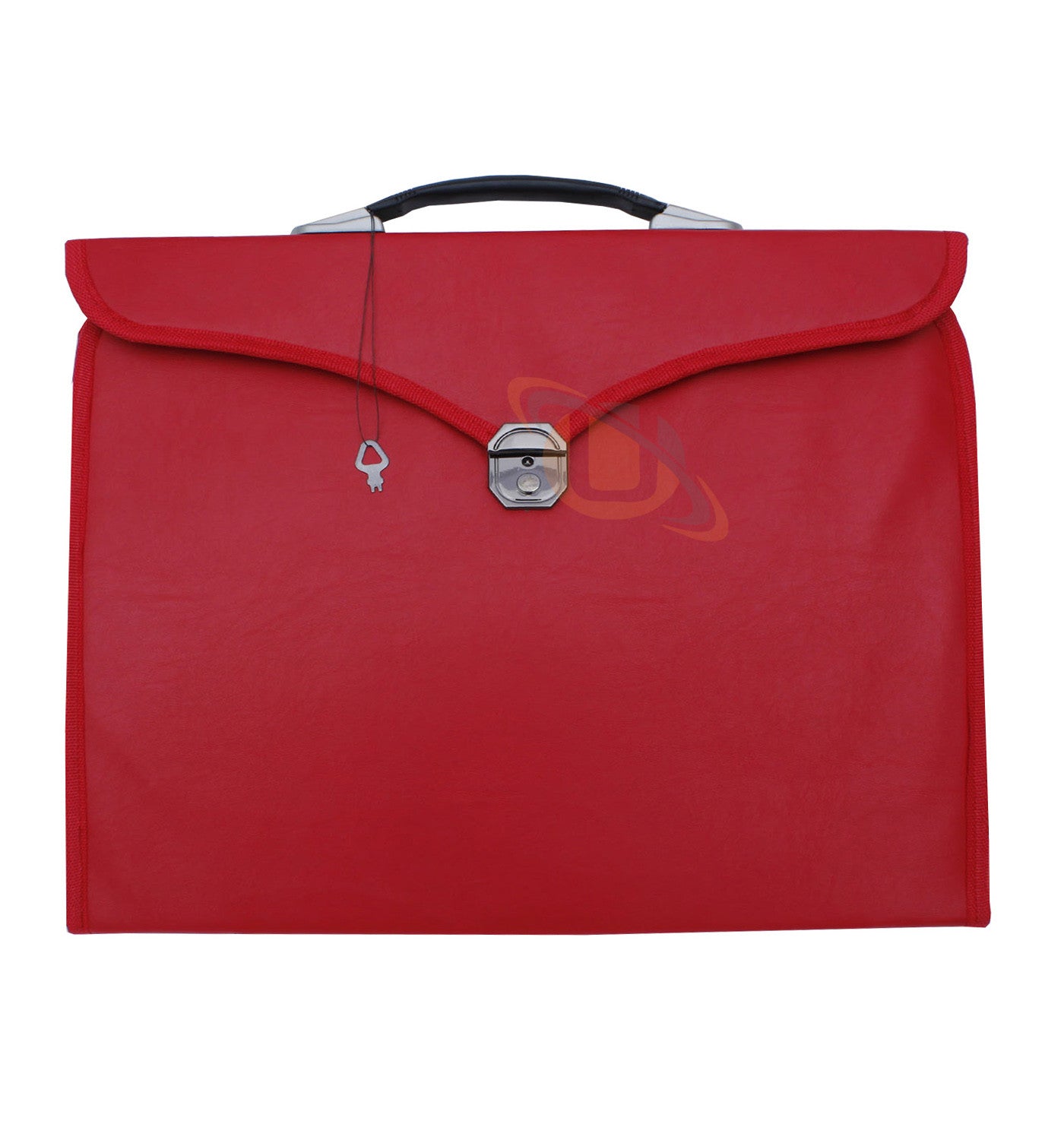 Masonic Regalia MM/WM Apron + Chain Collar Case(Red) - kitchcutlery
