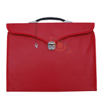 Masonic Regalia MM/WM Apron + Chain Collar Case(Red) - kitchcutlery
