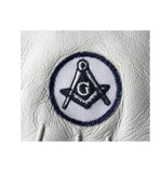 Soft Leather Masonic Gloves with Embroidery - kitchcutlery
 - 3
