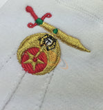 High Quality Masonic Shriner Emblem White Cotton Glove Masonic Glove - kitchcutlery
 - 2