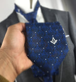 Masonic Tie with Square Compass with G Unique_Regalia