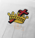 Masonic Knight Templar KT 100% Cotton Machine Embroidery white Glove - kitchcutlery
 - 2