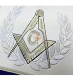 Masonic Blue Lodge Master Mason Apron Set Apron,Collar gauntlets (Cuffs) - kitchcutlery
 - 3