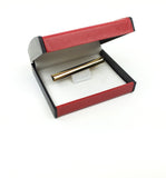 Mens Tie Clip and Pin in Gold and Black Stainless Steel Outfits For Men Unique Regalia