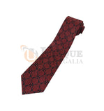 Masonic Royal Arch black and Red Tie Triple Taus
