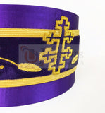 Scottish Rite A.A.S.R. Sovereign Grand Inspector General Crown Cap Purple