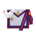 Masonic Regalia Royal Arch Companion Apron,Sash,Gloves Set