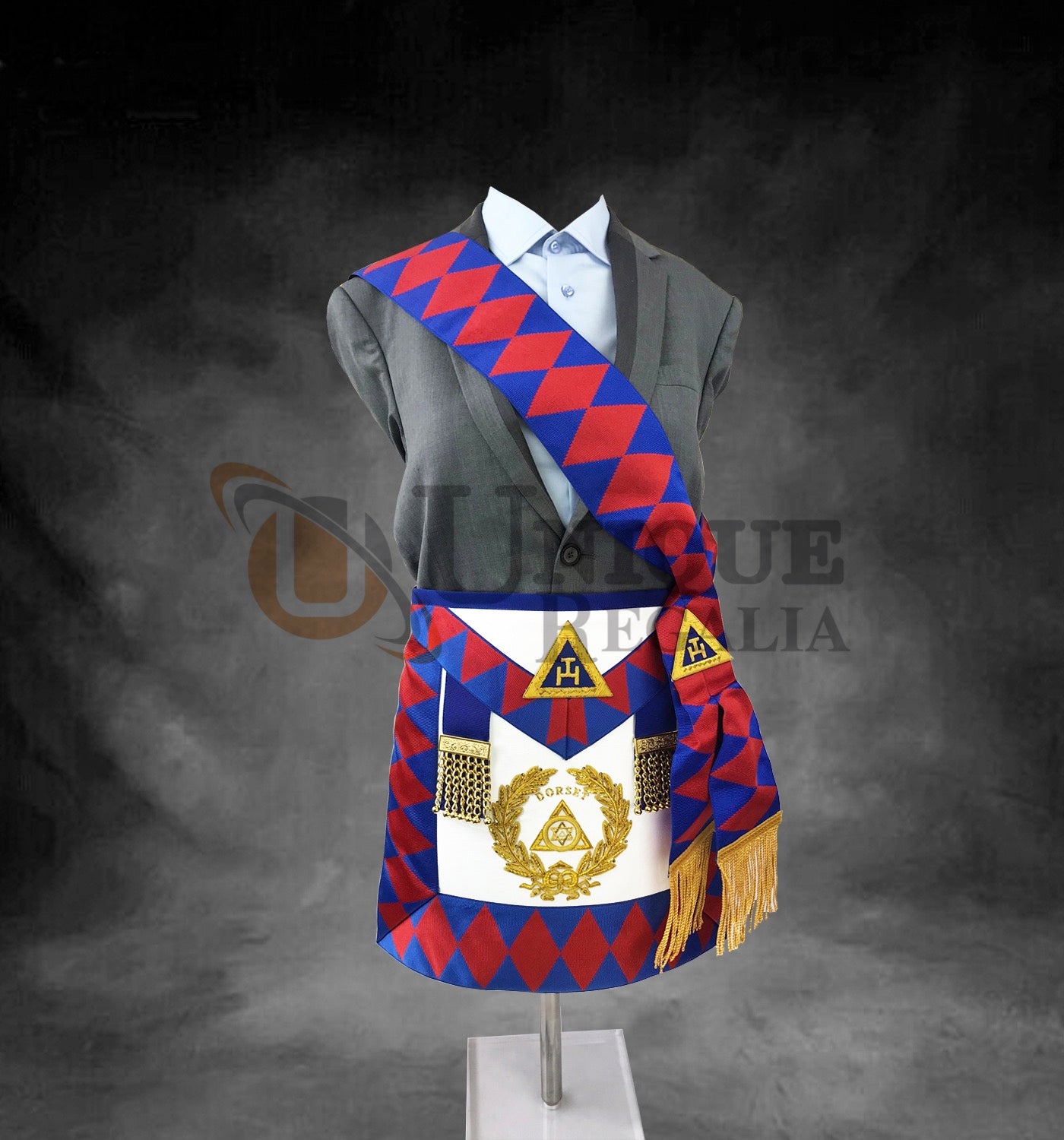 High Quality Royal Arch Supreme Grand Chapter Apron & Sash Set