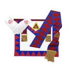 Masonic Regalia Royal Arch Principal Apron,Sash,Gloves Set