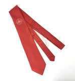 Masonic Royal Arch Red Silk Tie with embroided Logo RA Regalia - Unique_Regalia