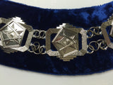 Masonic Compass and Square with OES CHAIN COLLAR (Silver) - kitchcutlery
 - 3